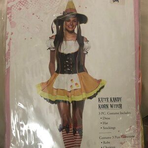 Halloween costume - Kute Kandy Korn Witch -Size 10-12